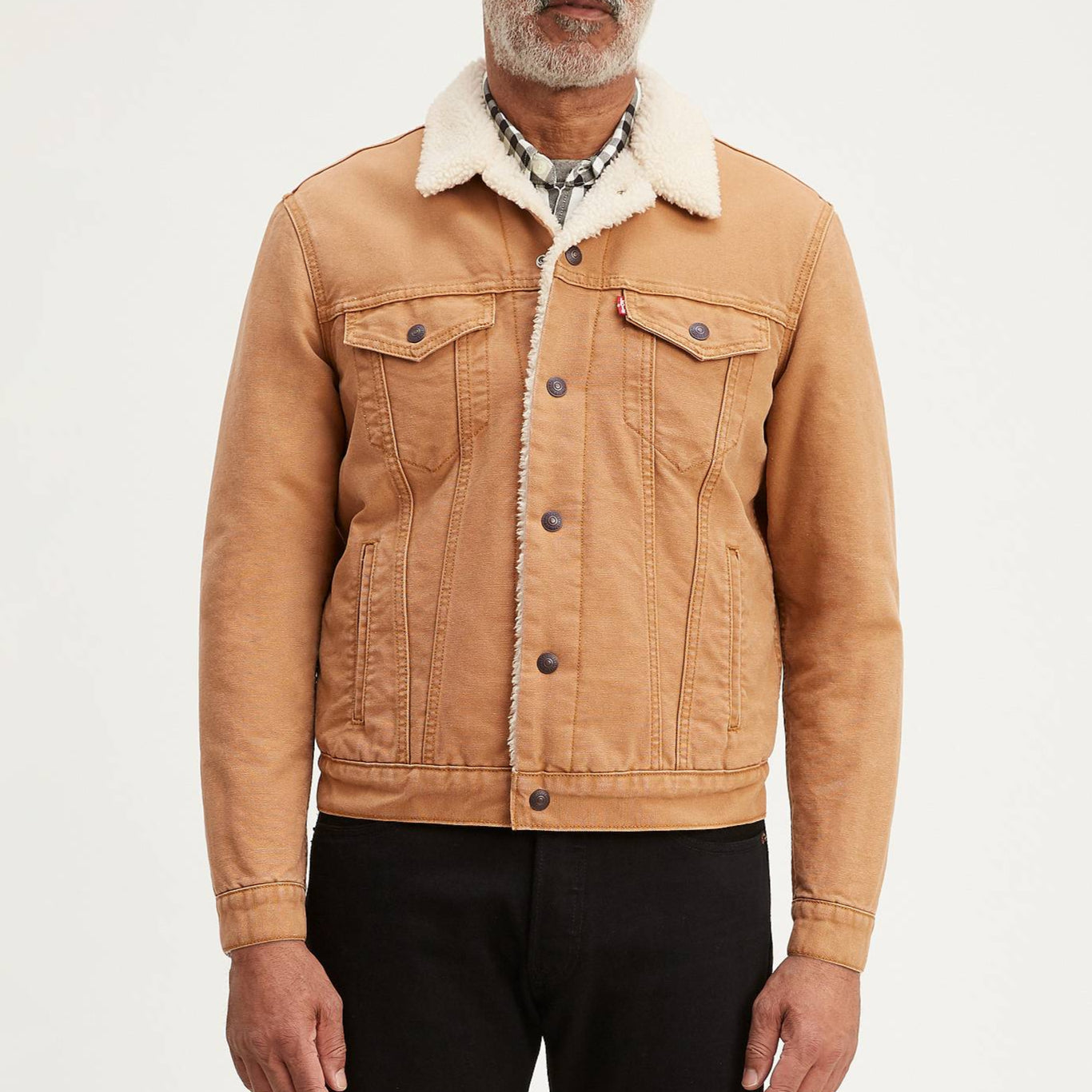 Levi's® Canvas Sherpa Trucker Jacket 16365-0106