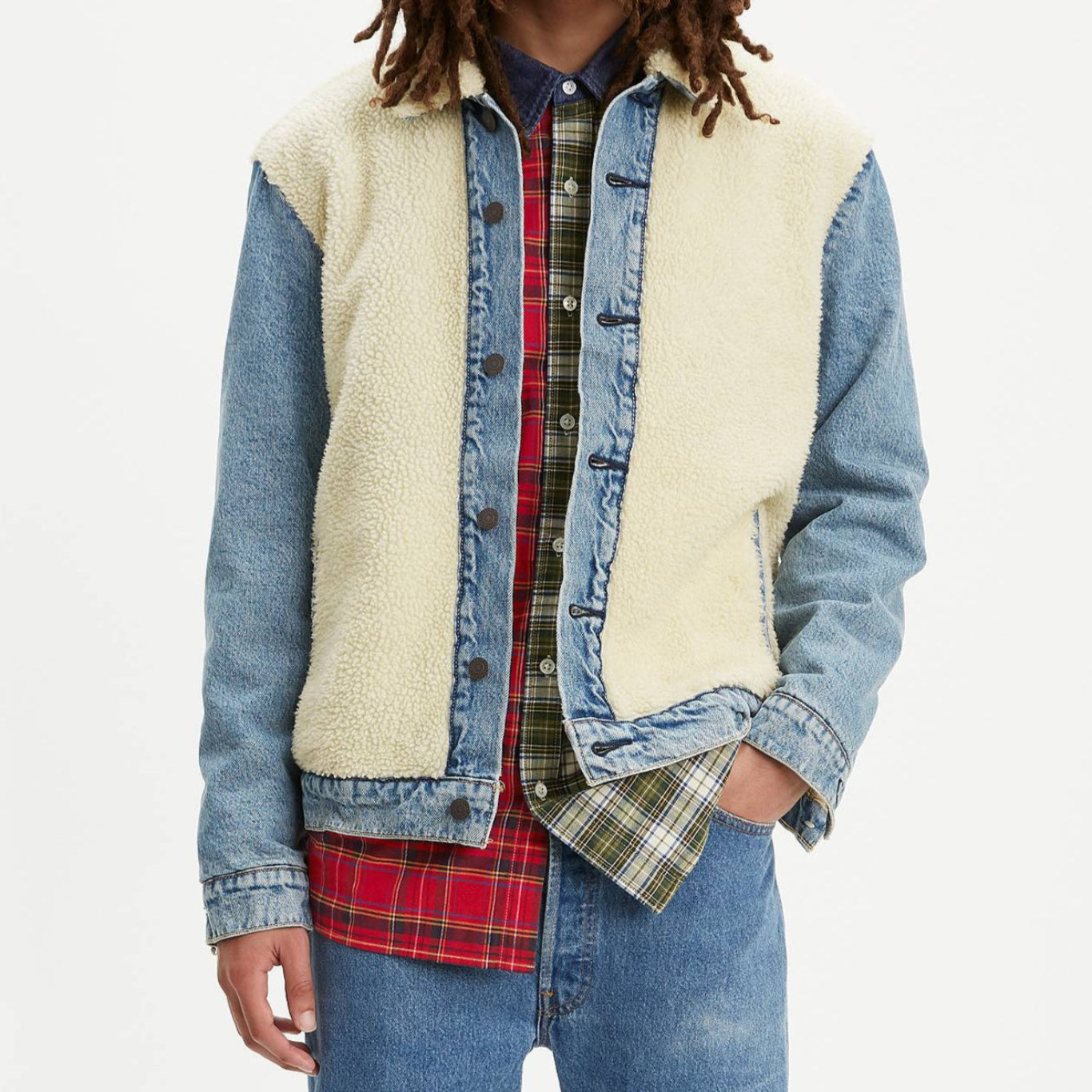 Levi's® SHERPA PANEL TRUCKER JACKET 77379-0000