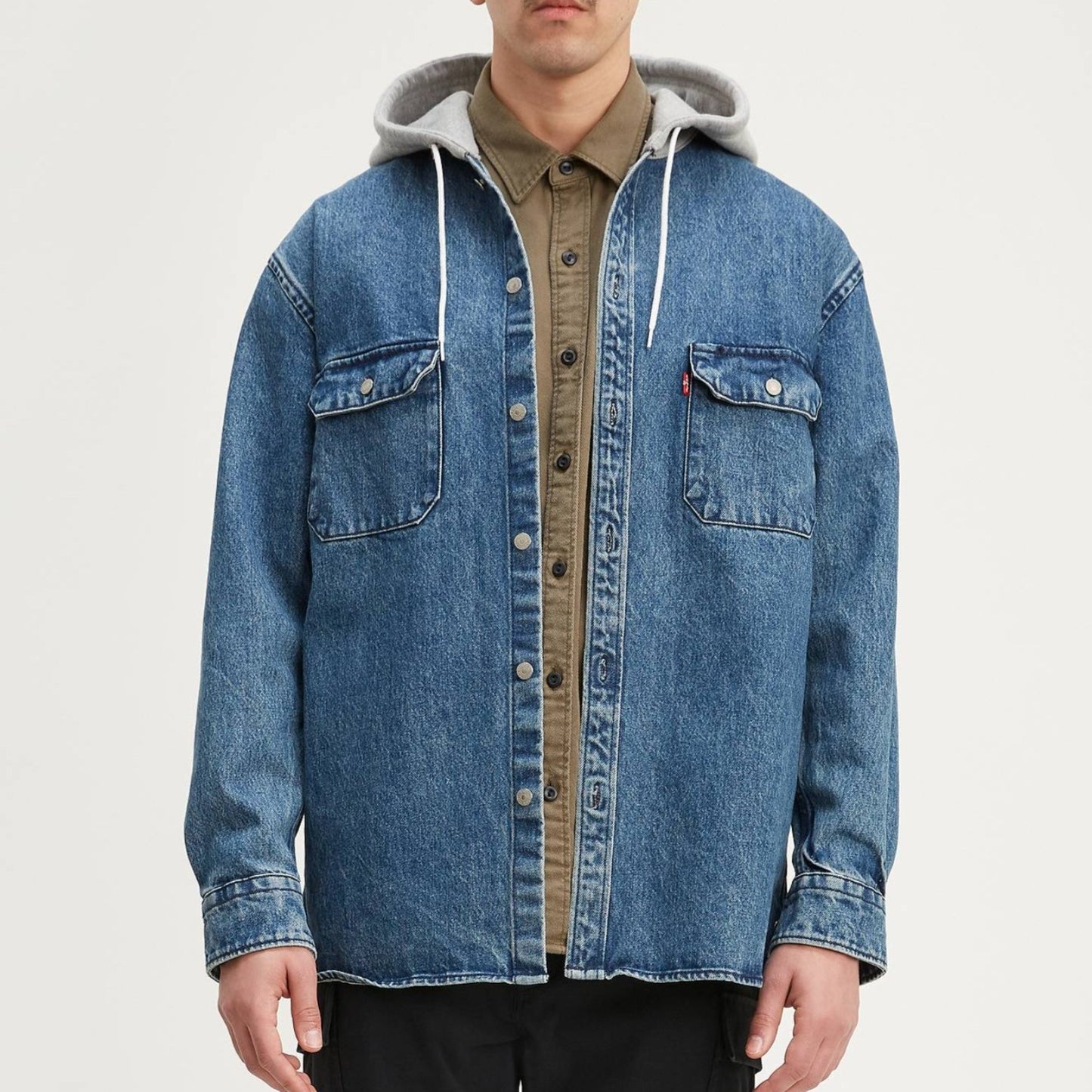 Levi's® Hooded Jackson Overshirt - Blue 77385-0000