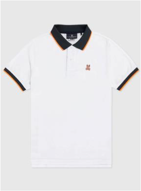 Psycho Bunny Men's Greyson Terry Polo B6K305S1CO White