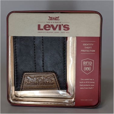 Levi's Wallet RFID Identity Theft Protection Trifold 31LV160016 - Brown
