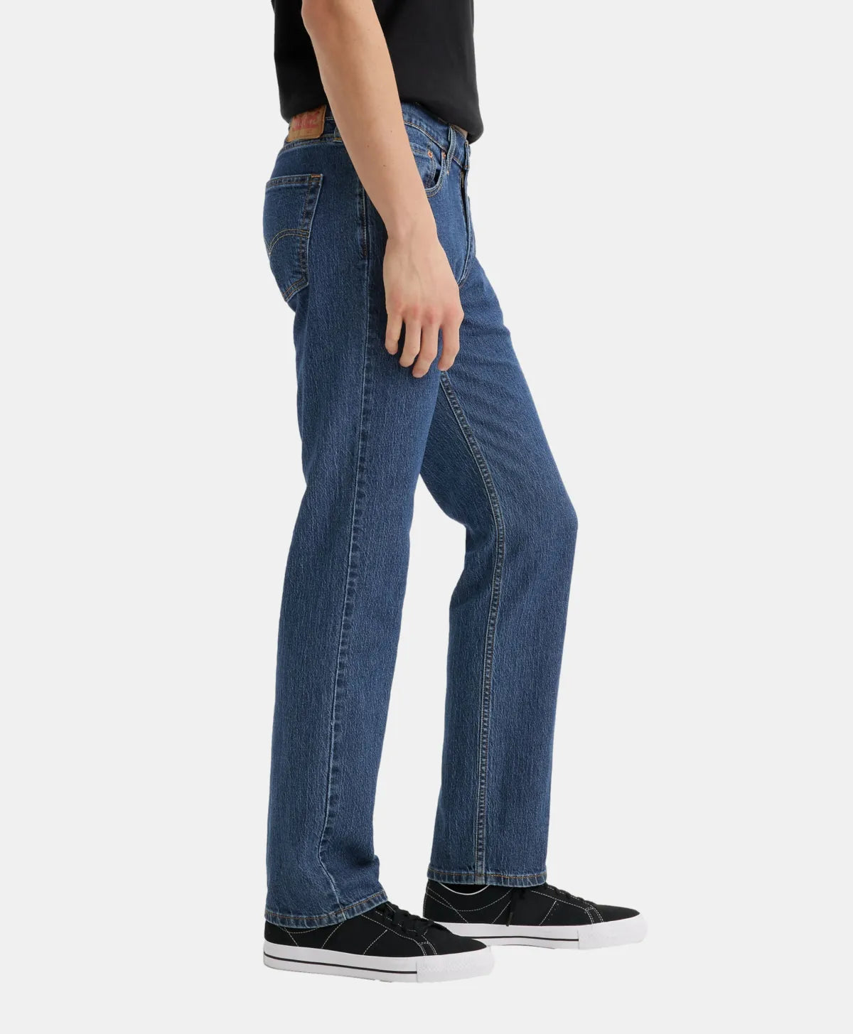 Levis 514 men jeans straight fit zipper stretch cool dark blue