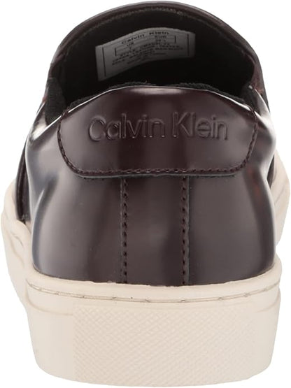 Calvin Klein Jeans Men’s ANSLY2 Slip-On Sneakers Brown K-ANSLY2-DRE01