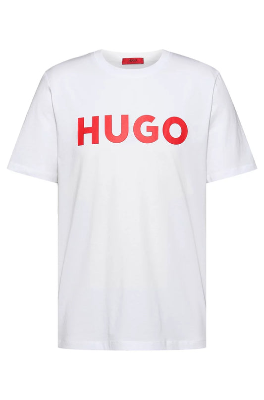 Hugo Boss regular fit T-shirt cotton with HUGO logo print