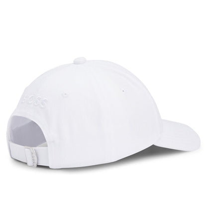 Hugo Boss Cotton-twill cap White with Zed-FLAG