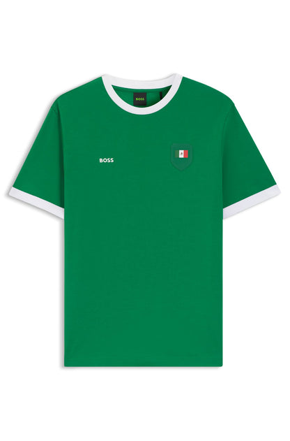 Boss Men’s Country Flag Stretch Cotton T-Shirt 50562134