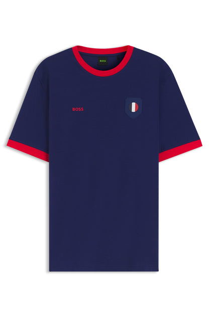 Boss Men’s Country Flag Stretch Cotton T-Shirt 50562134
