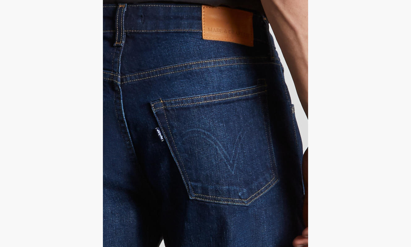 Levi's® Made & Crafted® men jeans tack slim Risk dark blue 05081-0194