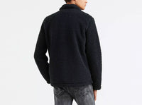 Levi's sweatshirt quarter zip sherpa 56609-0000 black