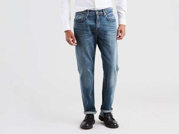 Levi's® Made & Crafted® 502™ regular taper fit selvedge 565180009 men jeans blue