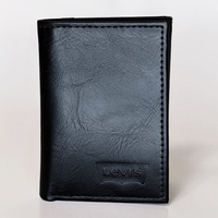 Levi's Wallet RFID Identity theft protection coated leather trifold 31LP110023 - Black
