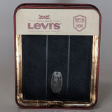 Levi's coated leather bi-fold wallet black RFID protection 31LP220052