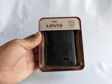 Levi's Wallet RFID Identity theft protection coated leather trifold 31LP110045 - Black