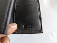Levi's Wallet RFID Identity theft protection coated leather trifold 31LP110045 - Black
